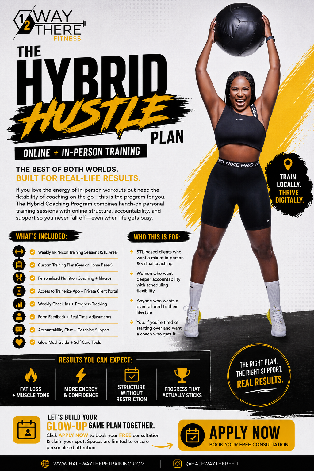 THE HYBRID HUSTLE PLAN – Online + In-Person Training