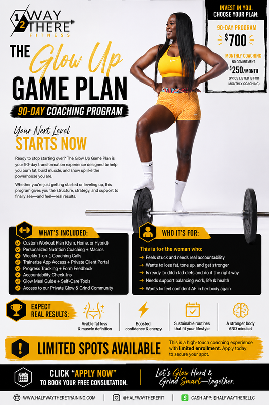 THE GLOW UP GAME PLAN – 90-Day Coaching Program Online Training